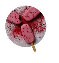 Raspberry Milk Lolly Pops