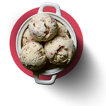 Rhubarb, Strawberry & Rose Eton Mess Ice Cream